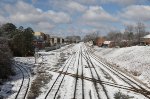 View from the Boylan Avenue bridge looking railroad south at Boylan Junction